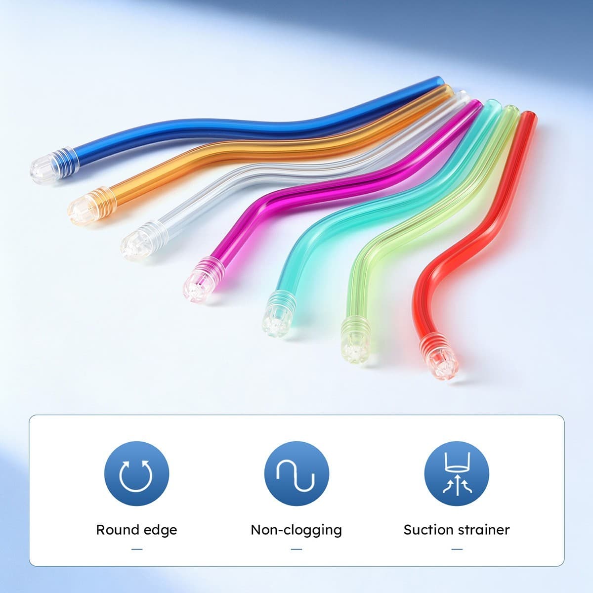 100pc Puntas de Succión Desechables Eyector de Saliva Dental 80 Piezas Mezcladas 3