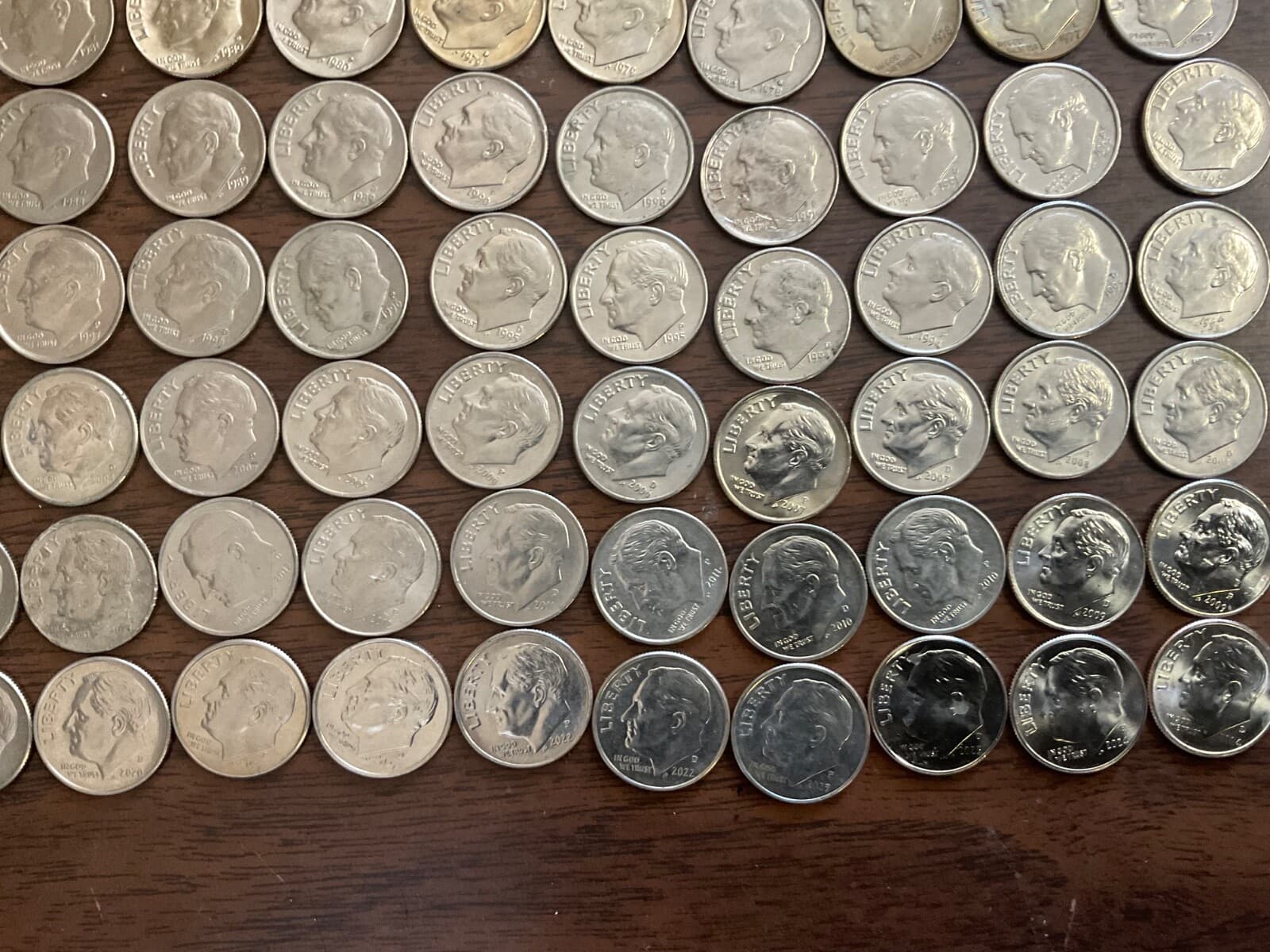 COMPLETE  Set  Roosevelt Dimes 1964 - 2025  in Tubes,  COMPLETE P&D SET 3