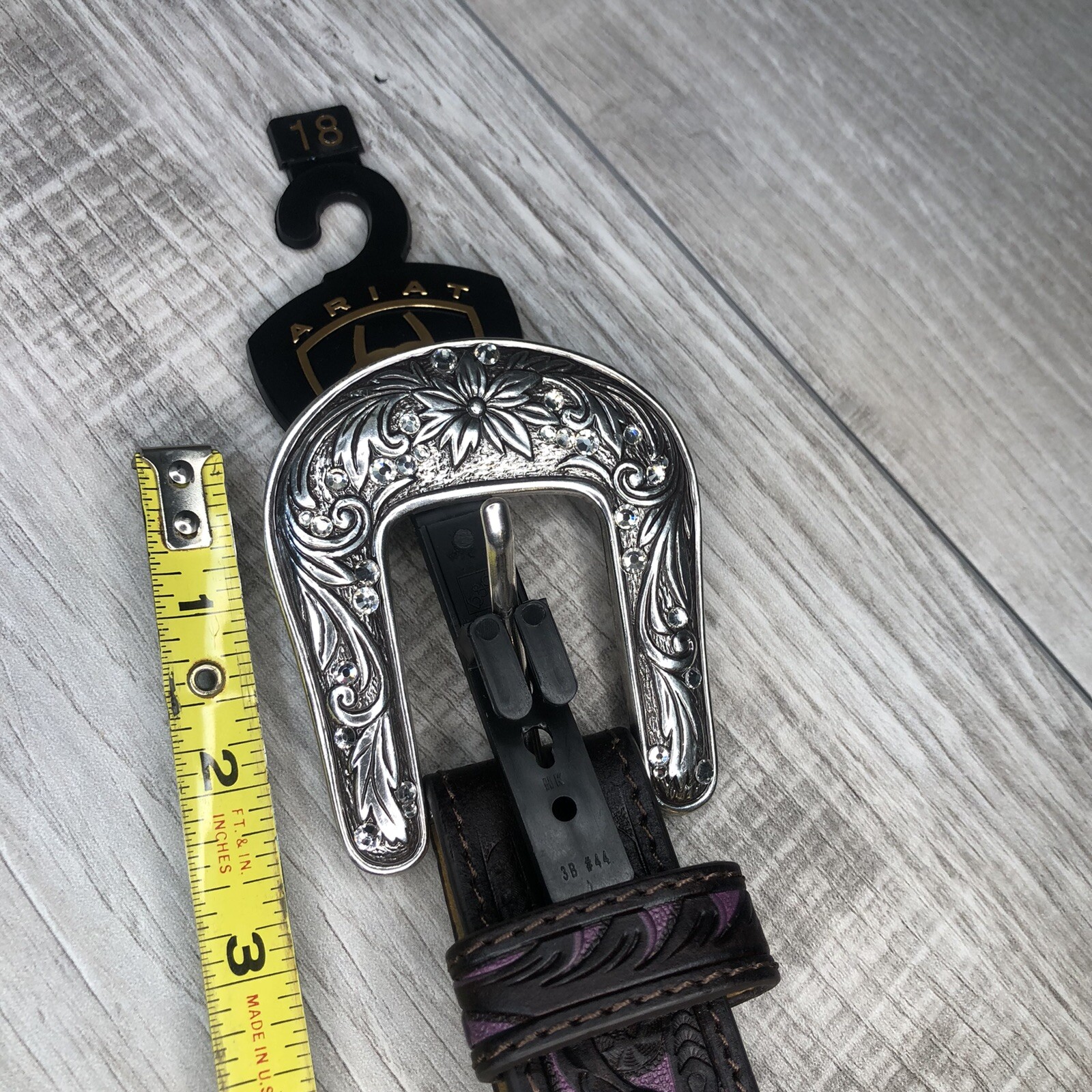 ARIAT GIRLS SCALLOPED BELT A1301802 4