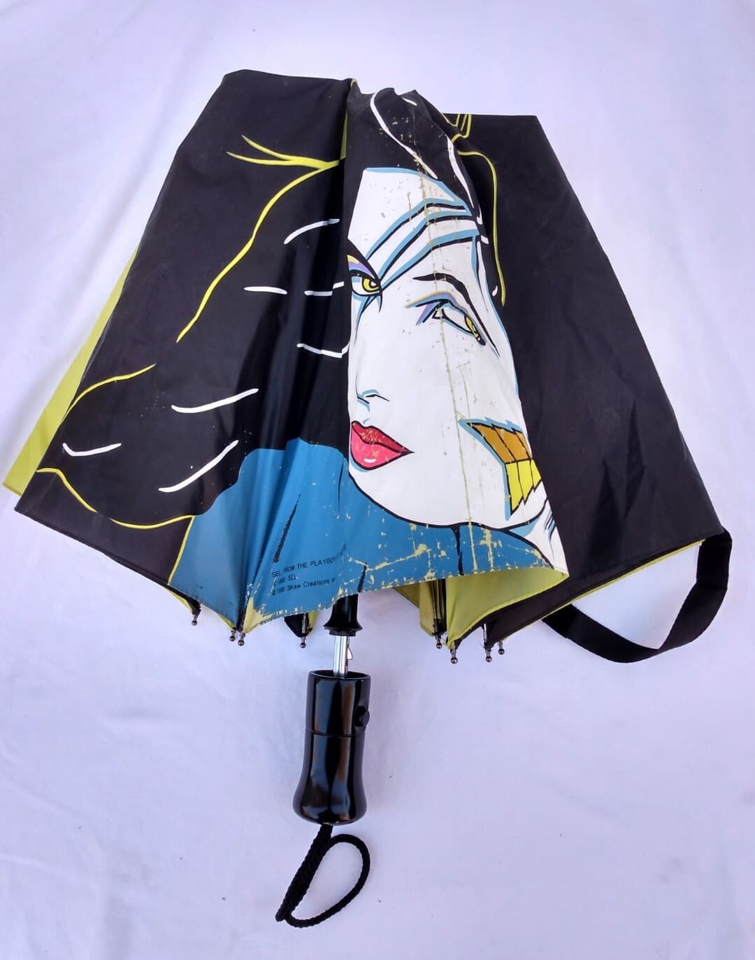 Playboy Patrick Nagel Umbrella Shaw Creations 1998 SEL Playboy Art Archives RARE 6