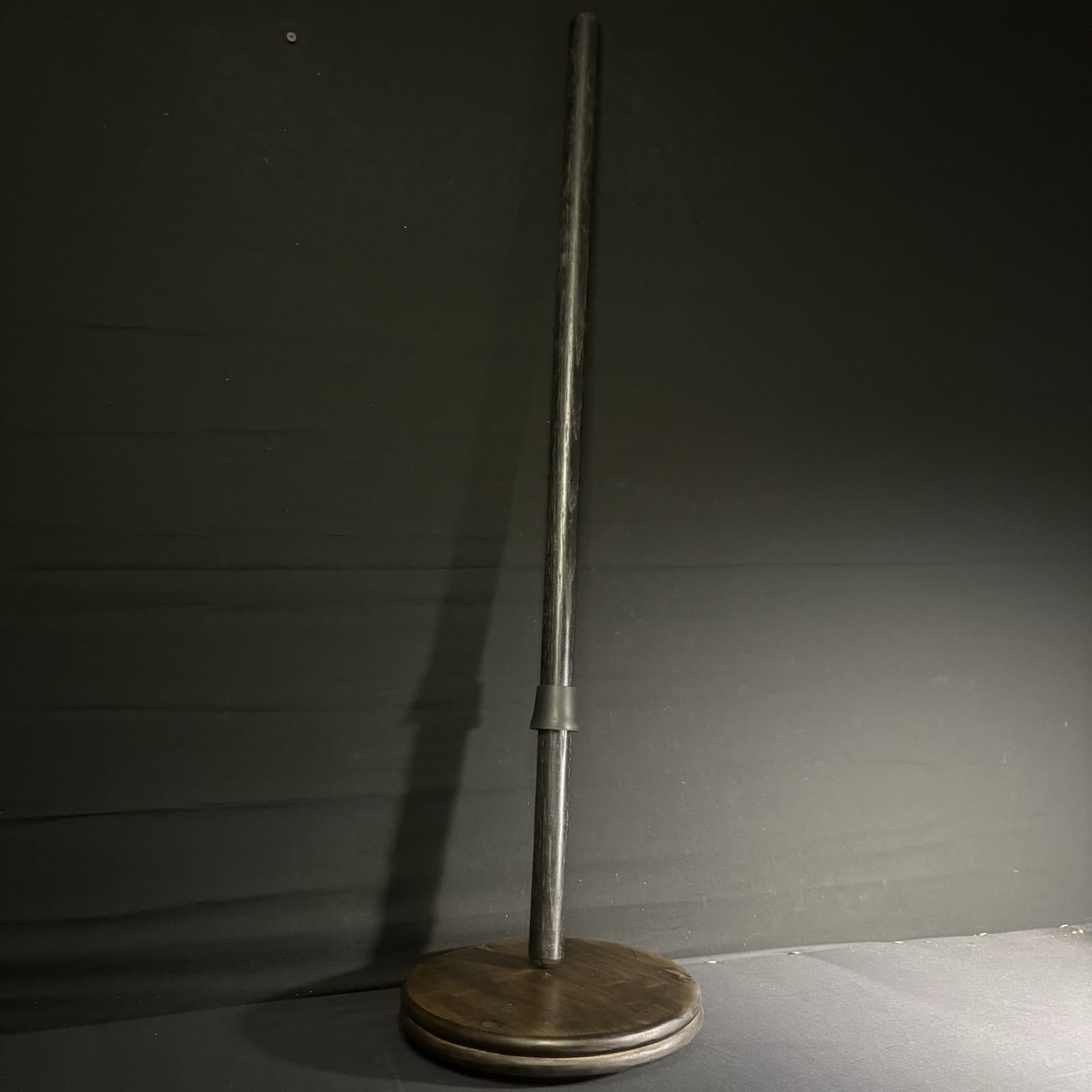 Wood Walking Stick 36" with Rubber Hand Guard 6