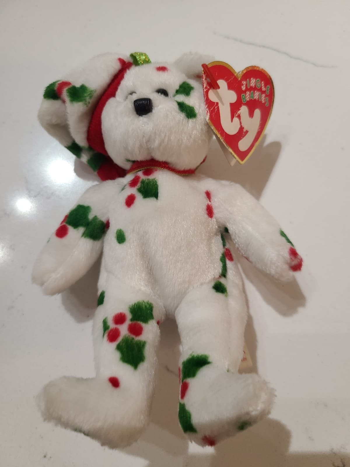 Ty Beanie Baby Ornaments Lot Of 3 The Beginning Halo II 1998 Holiday Teddy Bears 5