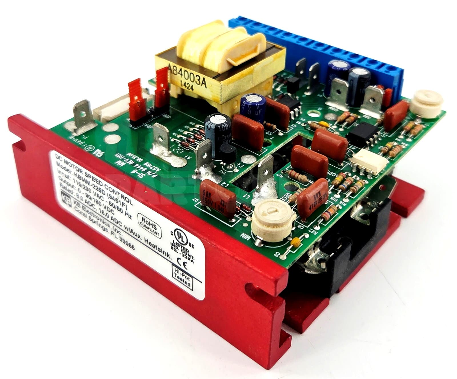 KB Electronics KBMM-225D (9451F) DC Motor Speed Control, Input: 115/230 VAC