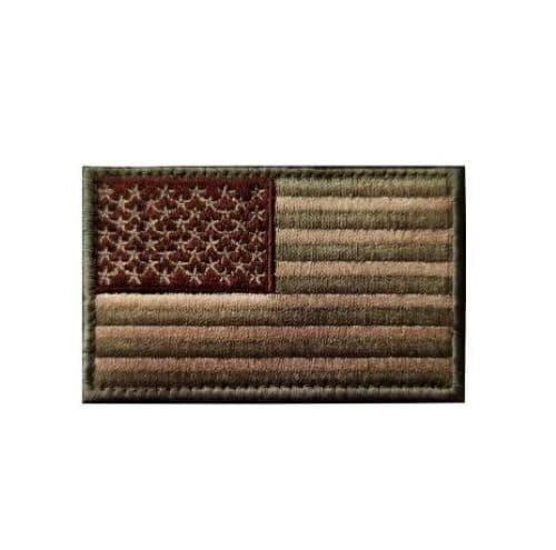 USA American Flag Patches 3"X2"  VELCRO® Brand Fastener Hook and Loop