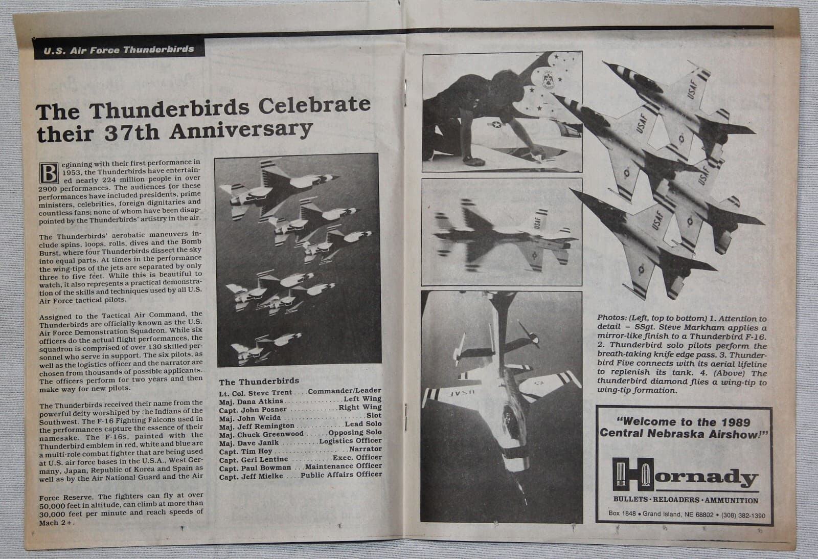 LOT OF 8 VINTAGE GRAND ISLAND AIR SHOW & STRAGIC AIR COMMAND OPEN HOUSE PROGRAMS 4