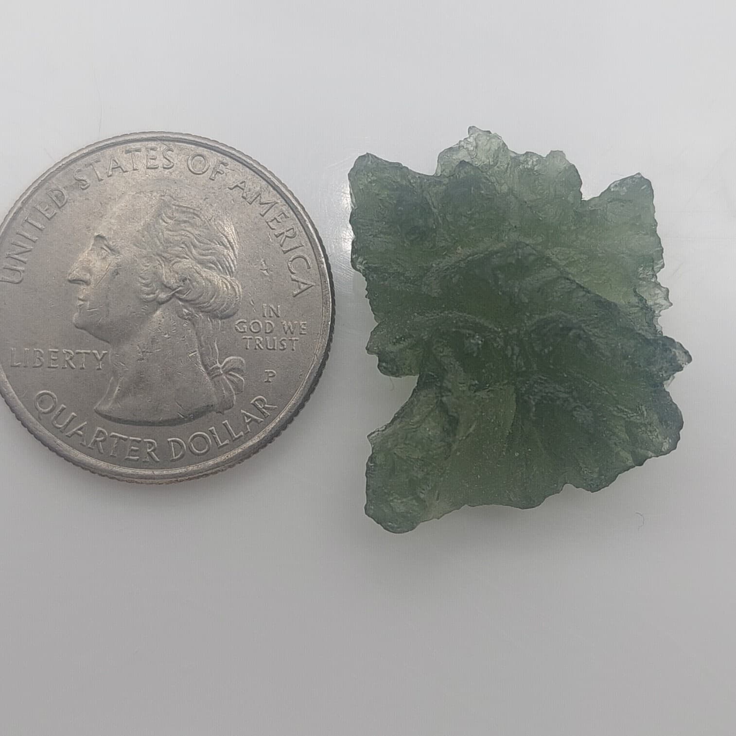 Besednice Moldavite 4.1gr/20.5ct Jezkovna with Certificate of Authenticity 4