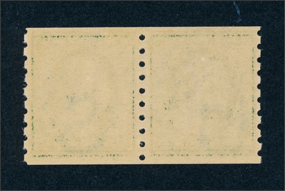 drbobstamps US Scott #392 Mint Hinged Line Pair Stamps Cat $190 2