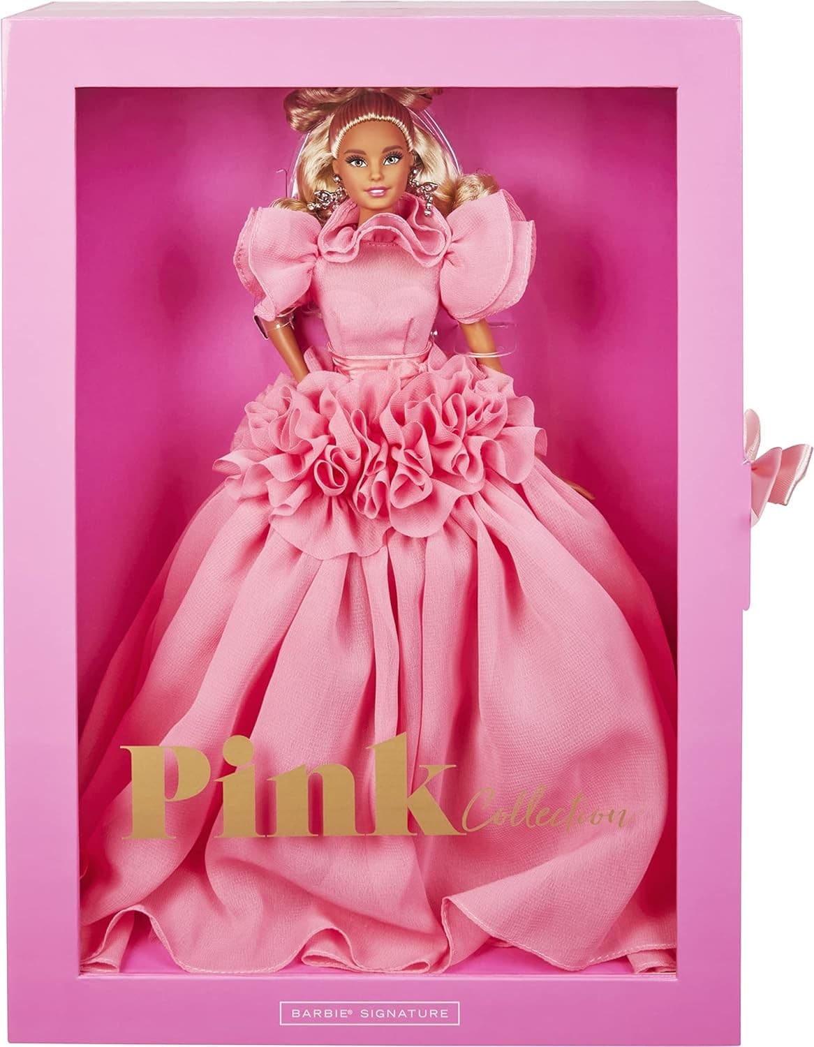 Barbie Signature Pink Collection Doll 3, Barbie Doll (Blonde) with Silkstone 4