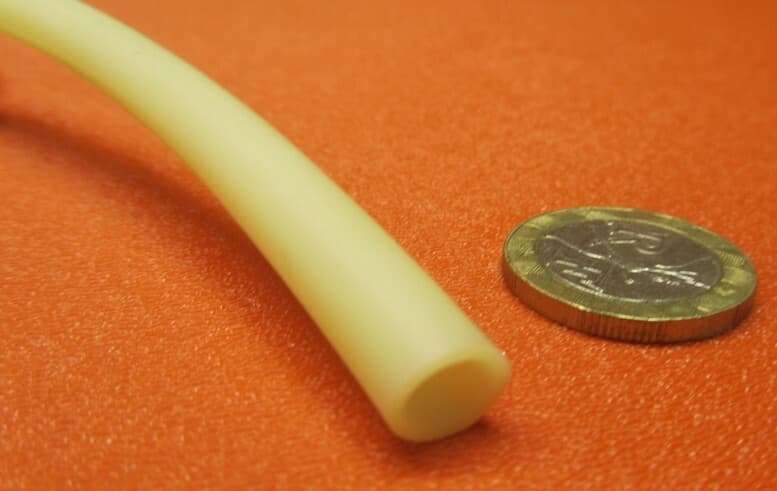 Latex Rubber Tubing Shore A35 Amber 5/16" OD x 1/4" ID x 1/32" Wall x 10' Length 4