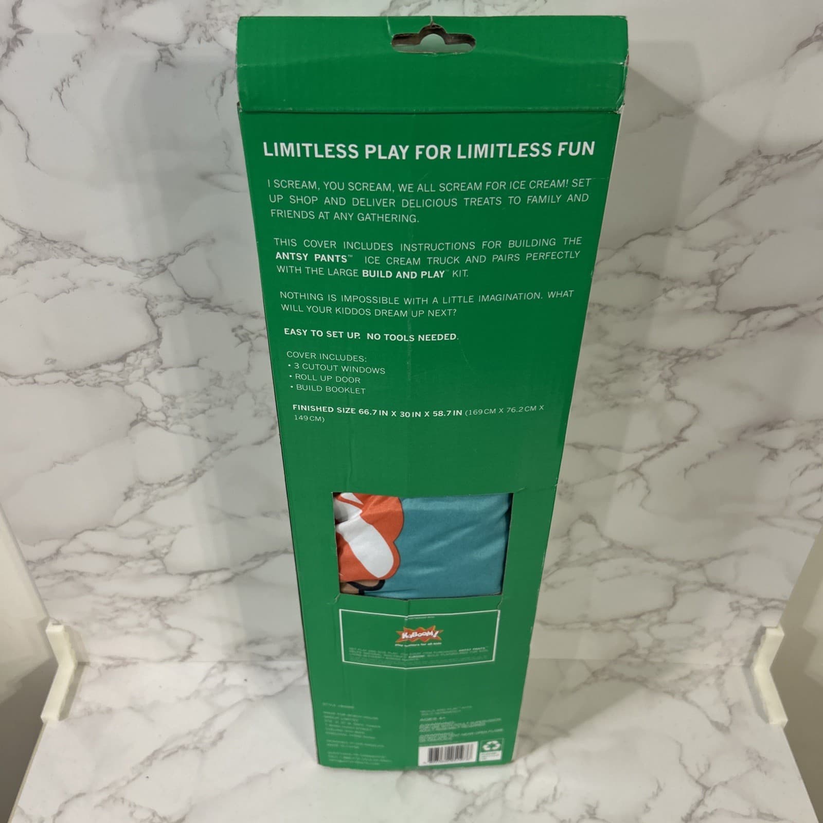 NEW! ANTSY PANTS Ice Cream Truck Cover for Large Build and Play Kit 4