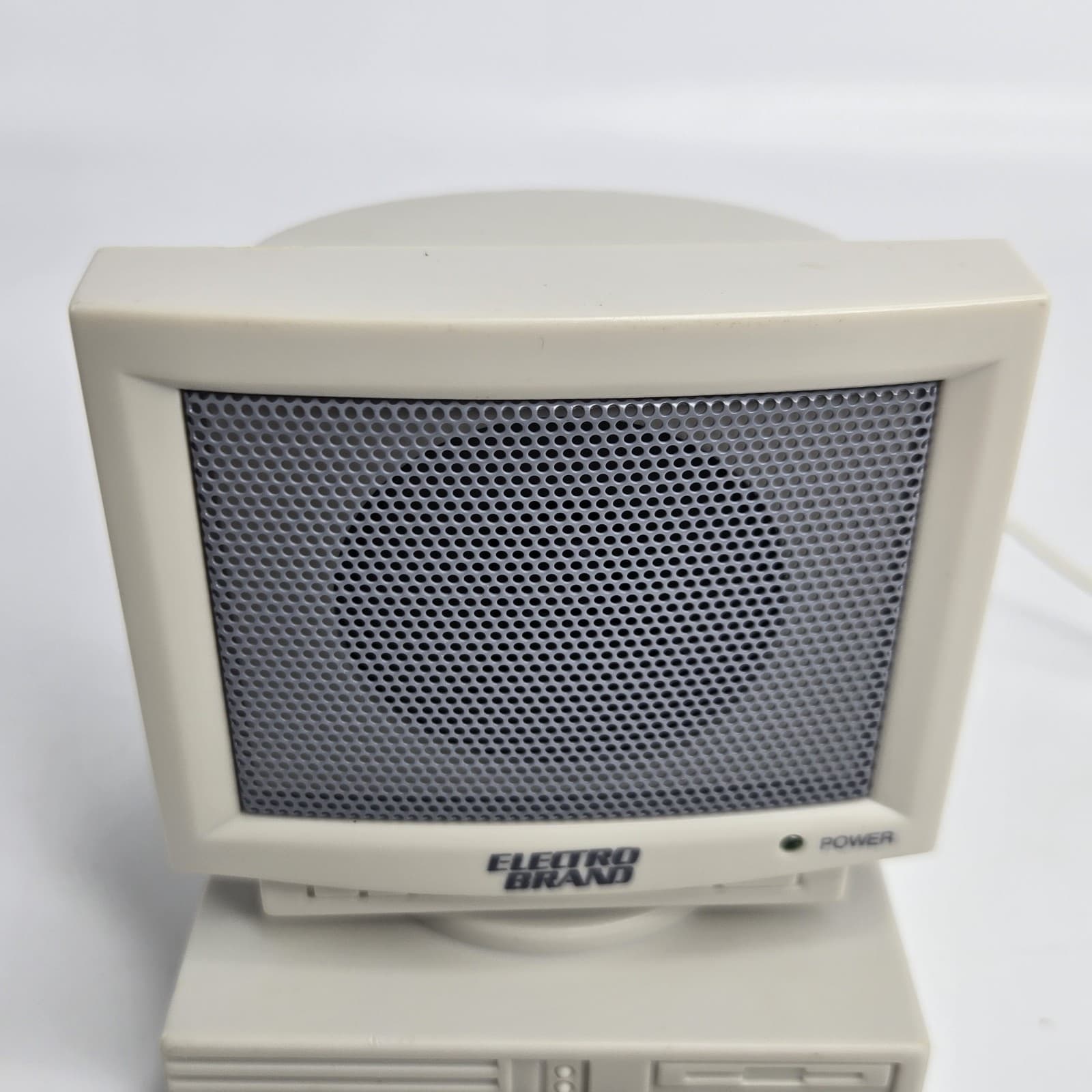 Vintage Electro Brand AM/FM Mini Desktop Computer Radio TESTED 1990s 5