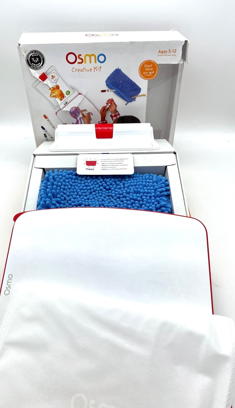 Osmo - Creative Starter Kit for iPad Ages 5-10 Base Stand Board Reflector Pouch 5