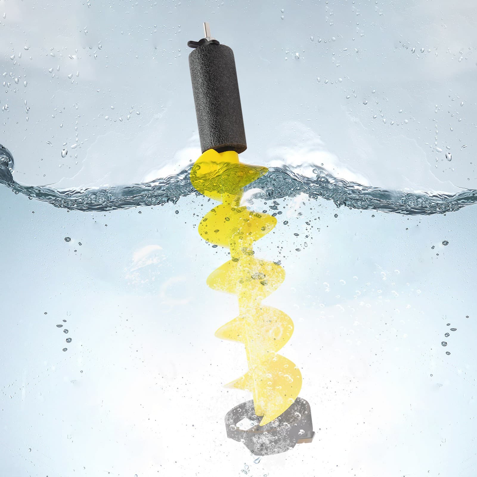 Ice Drill Auger, Nylon Ice Fishing Auger Replacement Part, Ice Fishing Auger 6