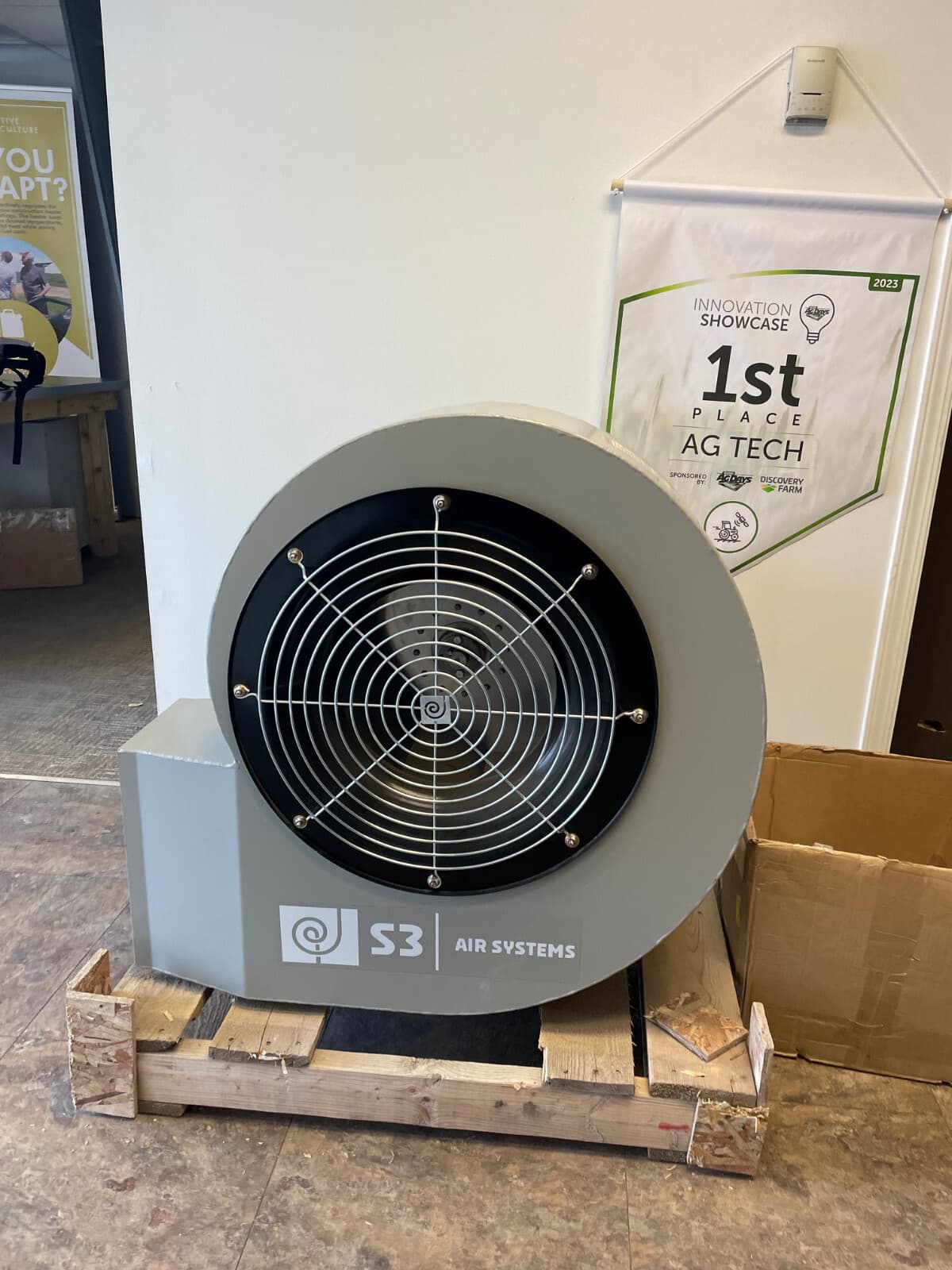 S3 Aeration Fan Single phase 7.5 HP Canadian made Fan Automation Control ready