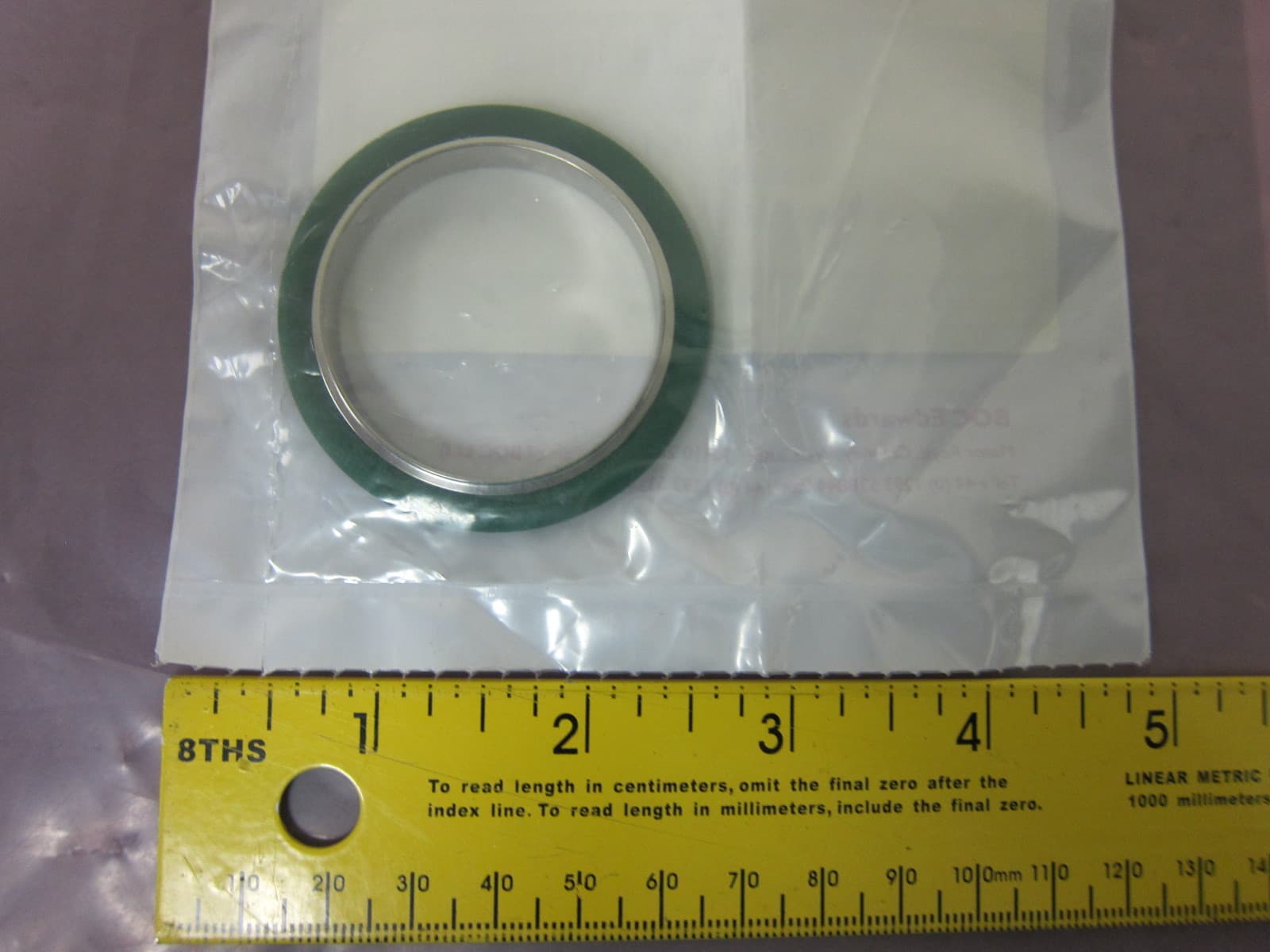 2 AMAT 3700-01624 Seal CTR, Ring Assembly, NW40, Oring SST 405895 5