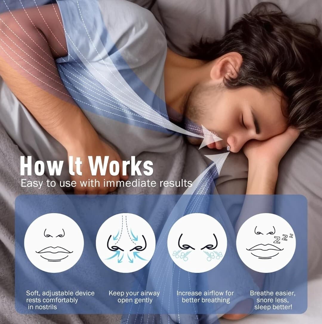 Dispositivo Aparato Para Dejar De Roncar Antirronquidos Para La Nariz Efectivo 5