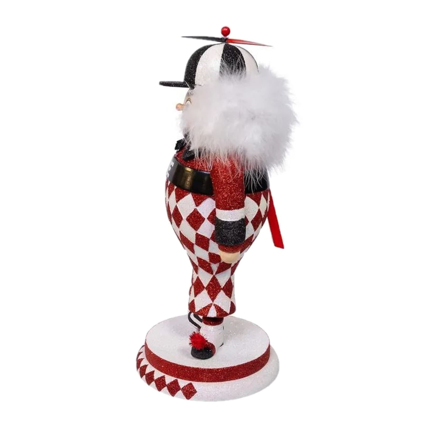 Kurt Adler Resin Hollywood Nutcracker, Tweedle Dee, Black, 14.5in 2