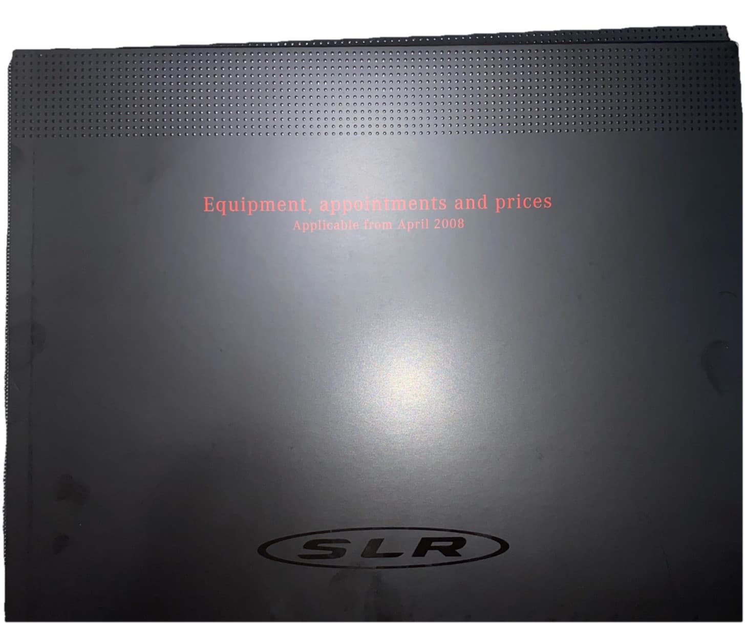 MERCEDES-BENZ SLR McLAREN ROADSTER Brochure Hardcover NOS 6