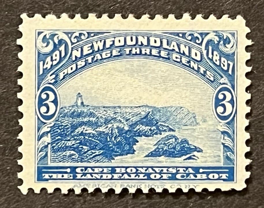 Travelstamps: 1897 Newfoundland Stamps Scott #63 - Cape Bonavista - Mint MOGH