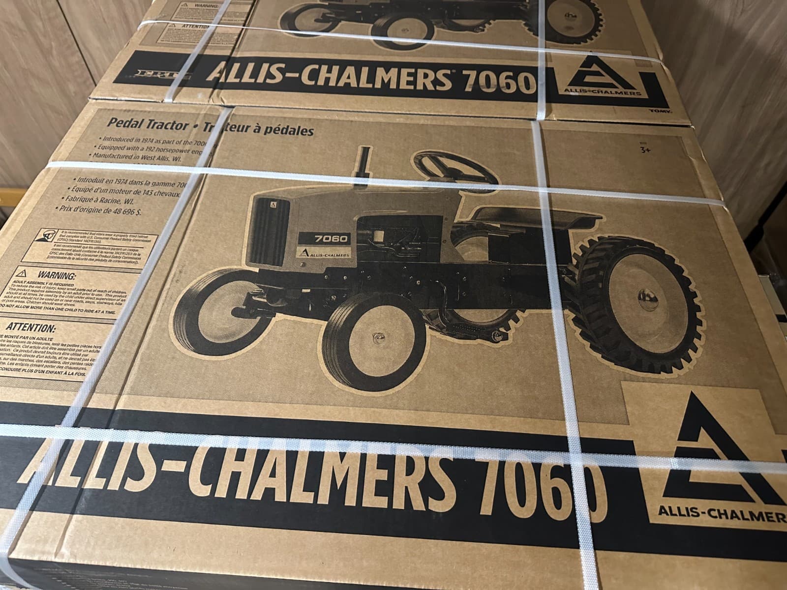 ERTL Allis Chalmers 7060 Wide Front 2WD Pedal Tractor 16513 3