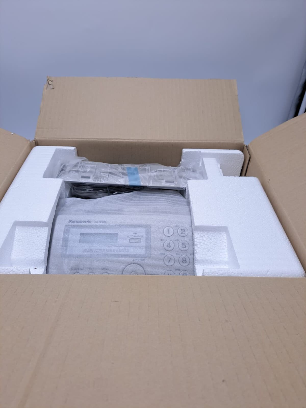 Panasonic KX FP205 Compact Plain Paper Fax With Digital Answering System NOS 6