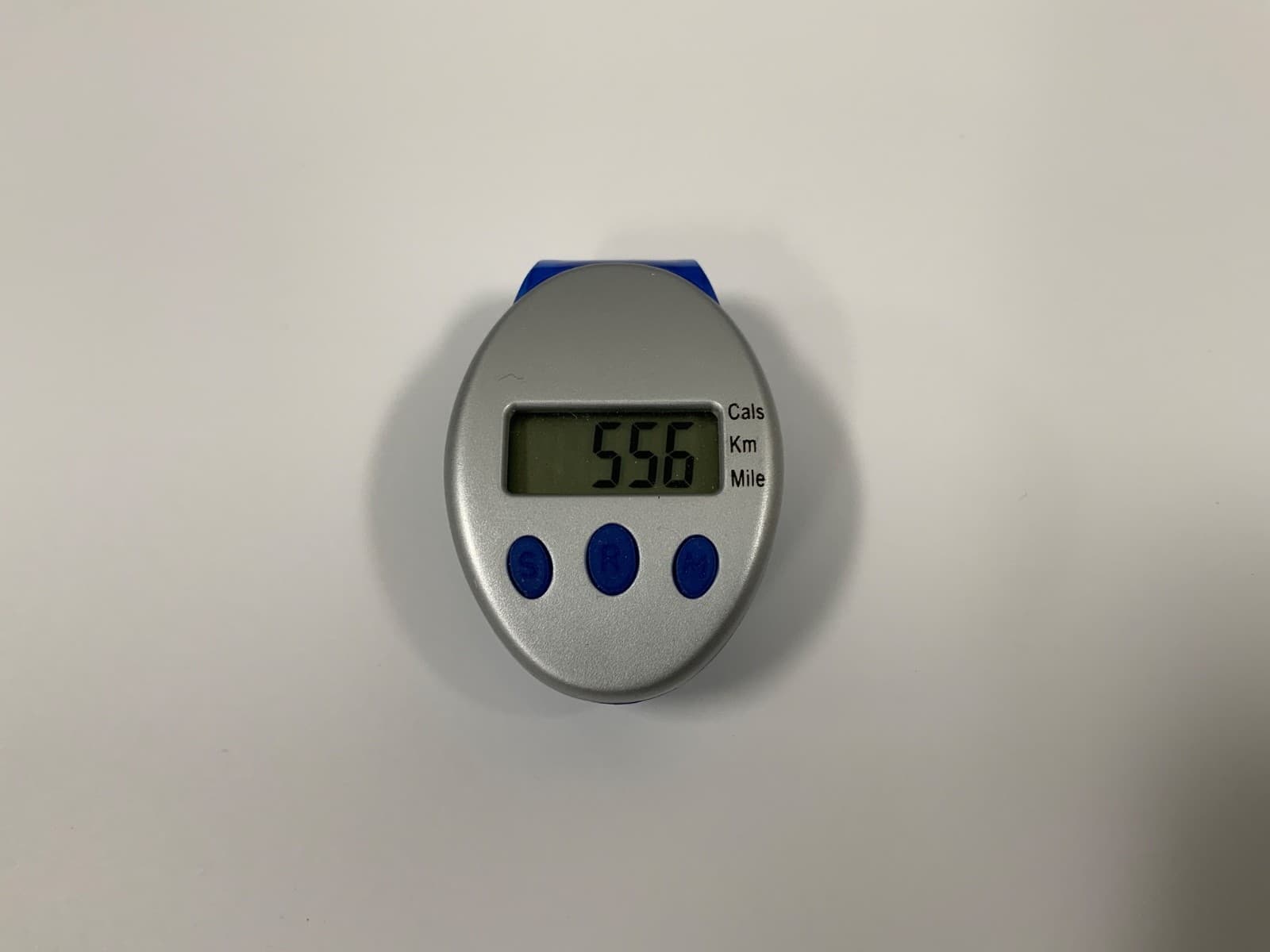 Pedometer Step Counter Clip On.  Measures Calories/Km/Miles. No cell phone req. 2