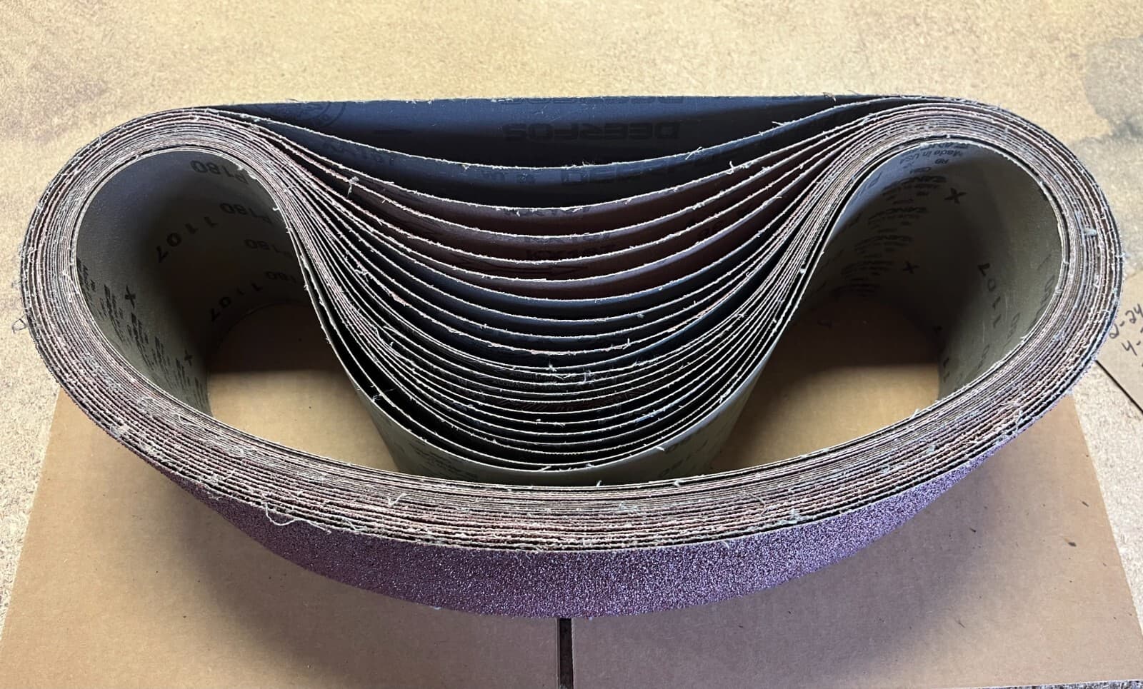 PREMIUM A/O, X-WEIGHT SANDING BELTS 6" X 48", 5 - PACK, 100-GRIT