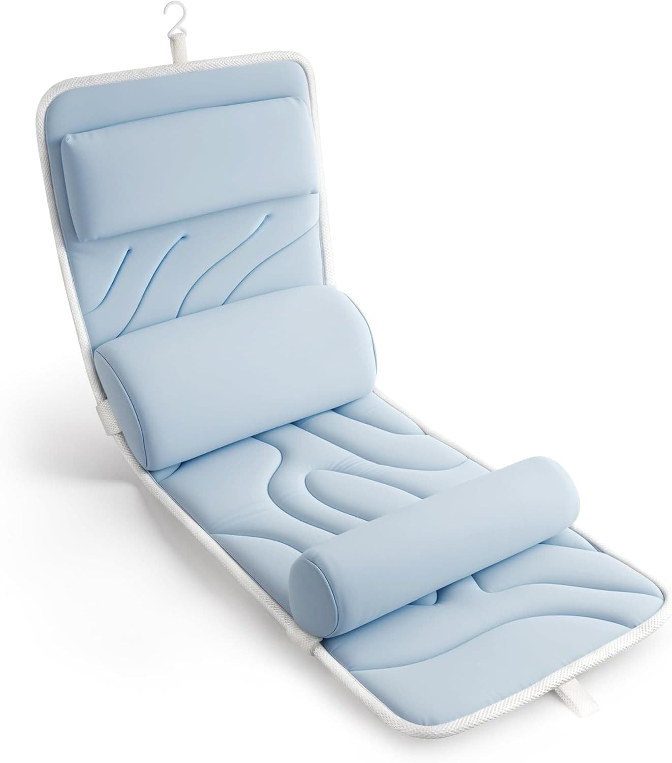 Full Body Bath Pillow for Bathtub, Luxury Thick Tub Pillow for Head Neck Back S