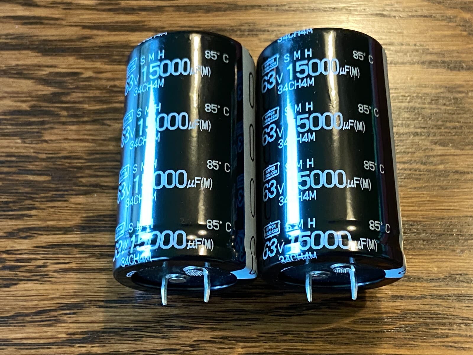 2 New Replacement Main Filter Capacitors for Carver TFM-15 TFM-15CB 15000 uf 63v 2