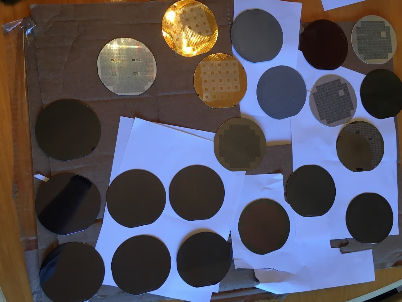 4" XEROX A3A Printer Silicon Wafer 1980s Rare Vintage CPU Chip 6