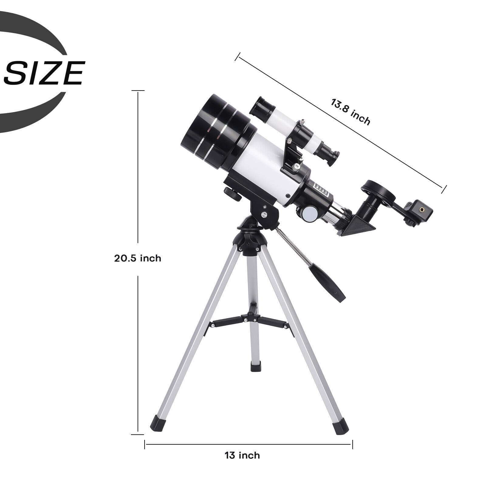Professional Astronomical Telescope High Tripod Lunar Mirror Space HD Viewing 5