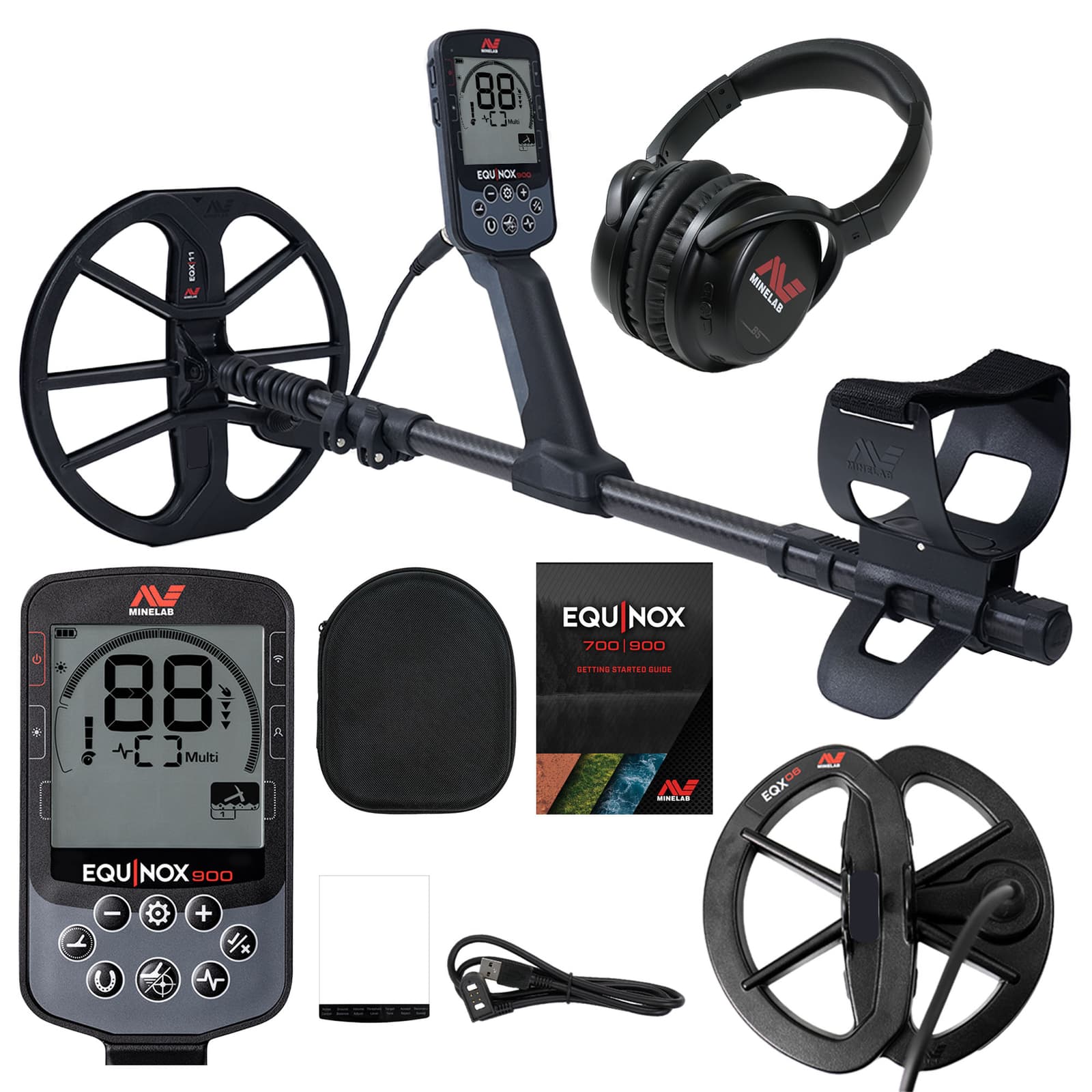 Minelab EQUINOX 900 Multi-IQ Metal Detector w/ Pro-Find 40 and Carry Bag 3