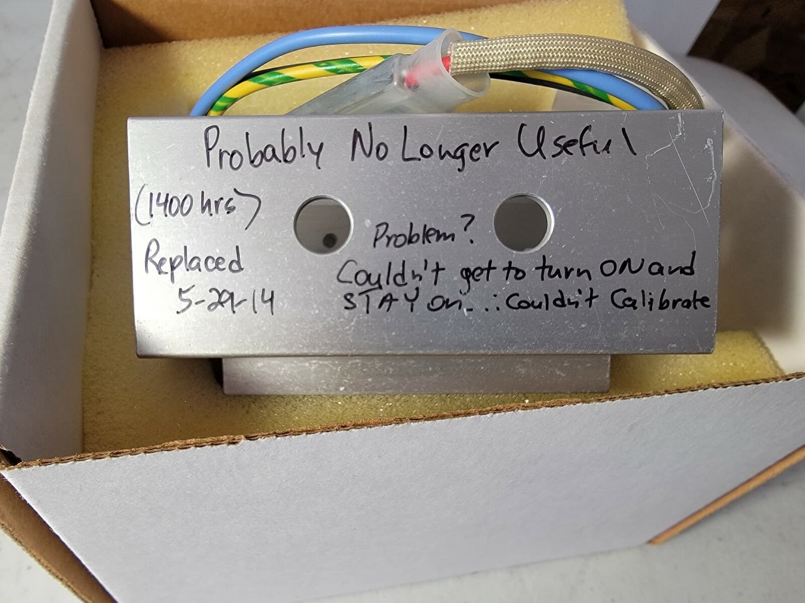 USED Beckman 168 Detector Deuterium Lamp Part No. 538711 3