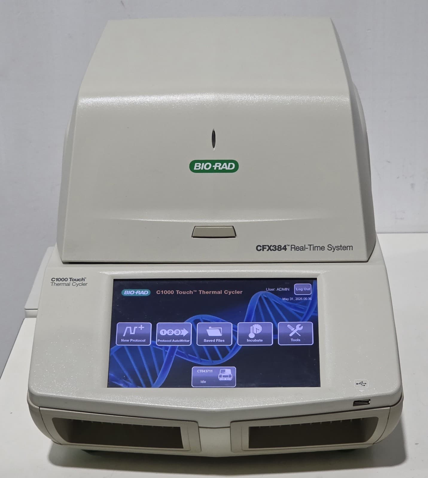 Bio Rad C1000 Touch CFX384 Real-Time System PCR Thermal Cycler