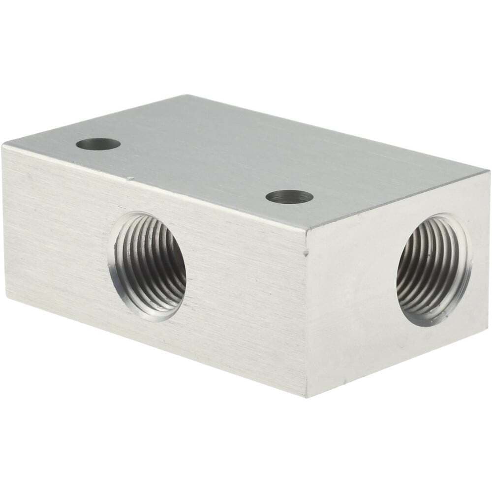 PRO SOURCE 1/8 F NPS Air Control Shuttle Valve: 2 Inlets, 140 max PSI 4