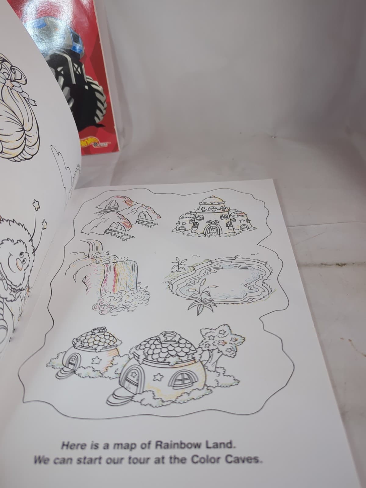 3 Paint With Water Books Hot Wheels Rainbow Brite Care Bears Unused B4 6