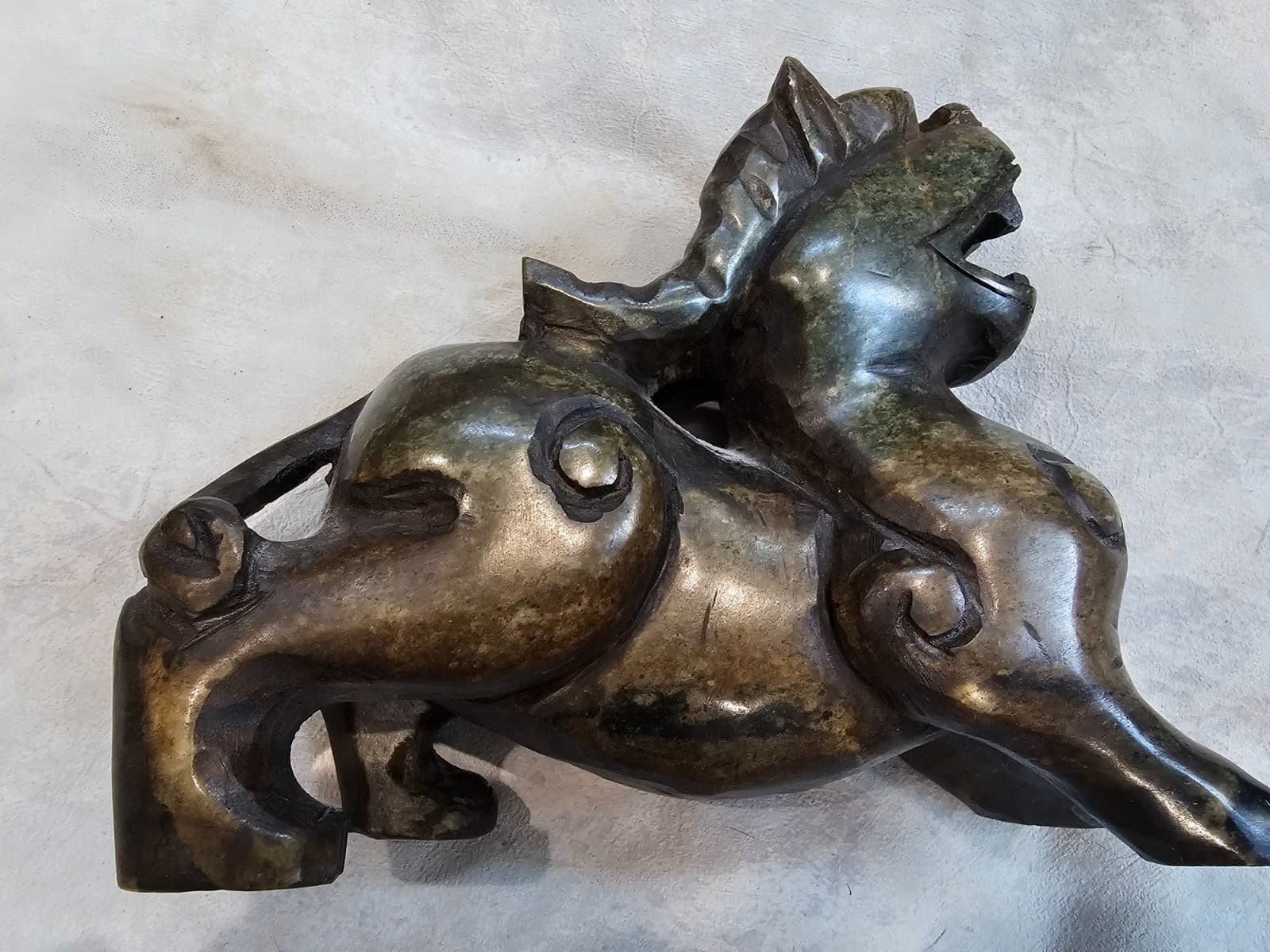 Soapstone Chinese guardian lion (“Foo Dog”) 5