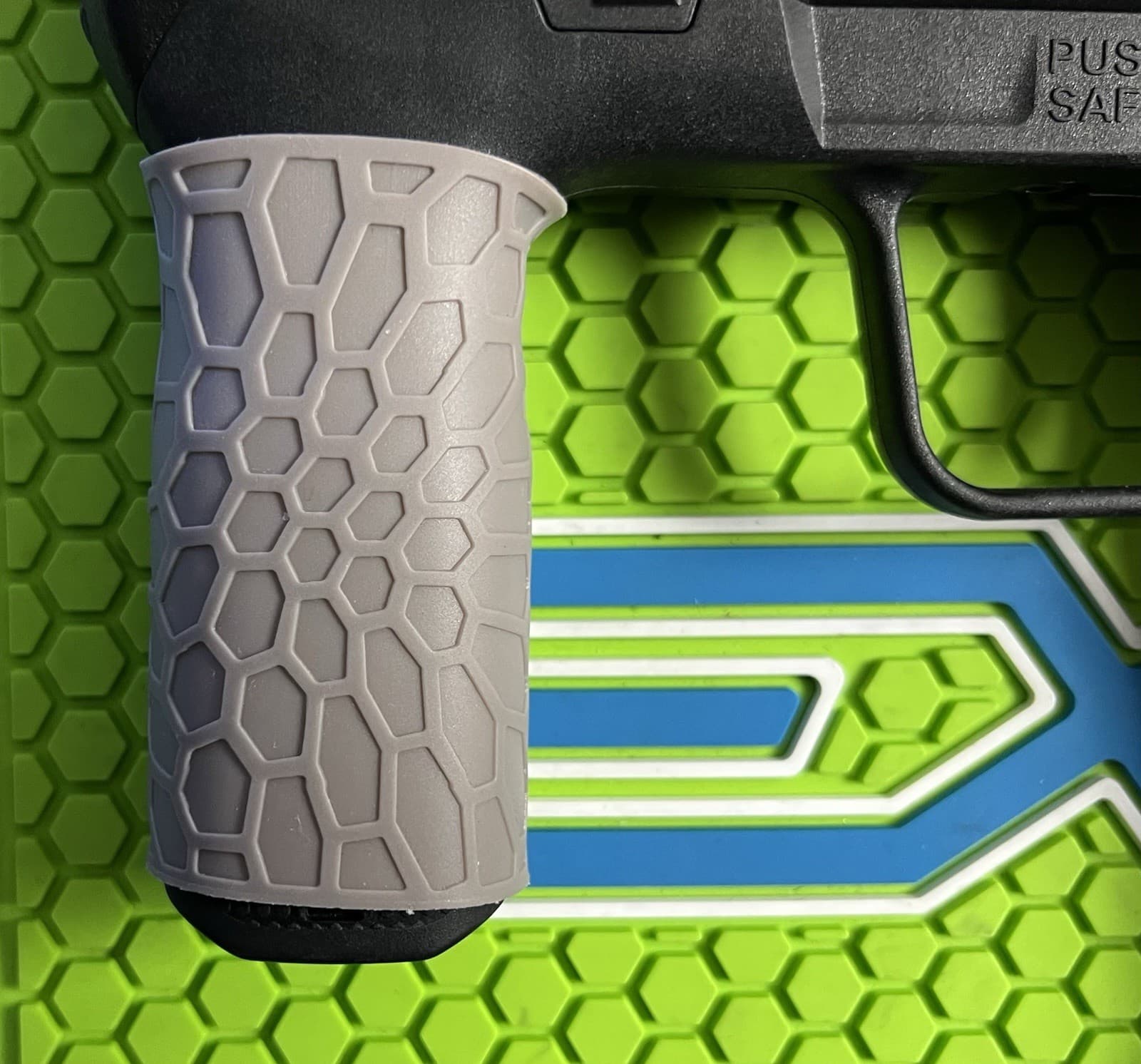 PLANET ECLIPSE EMEK ETHA 2/3 RUBBER WEB FOREGRIP COVER- GREY - NEW - GRIPS 2