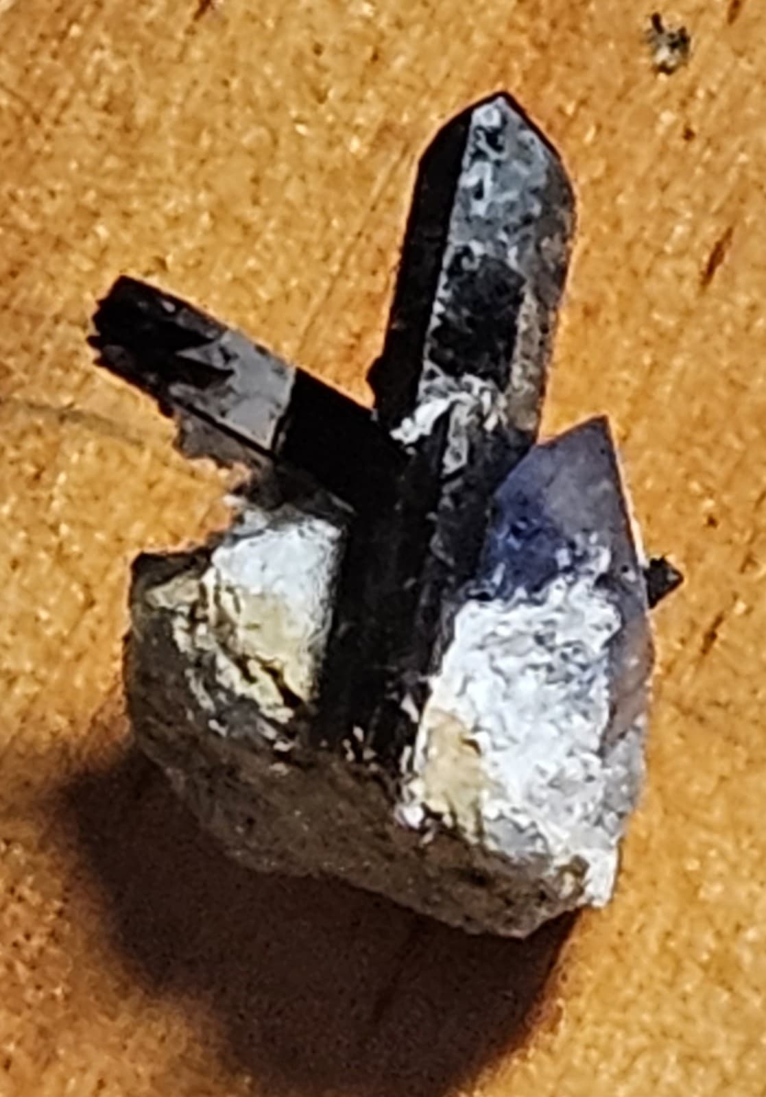 benitoite with neptunite thumbnail specimen 3