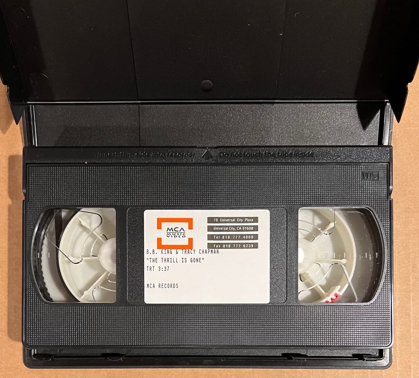 B.B. King & Tracy Chapman - The Thrill Is Gone RARE promo VHS video single 3