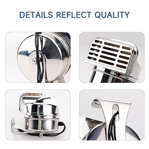  Stainless Steel Low Tone Horn for Boats Low-tone stainless steel horn 6