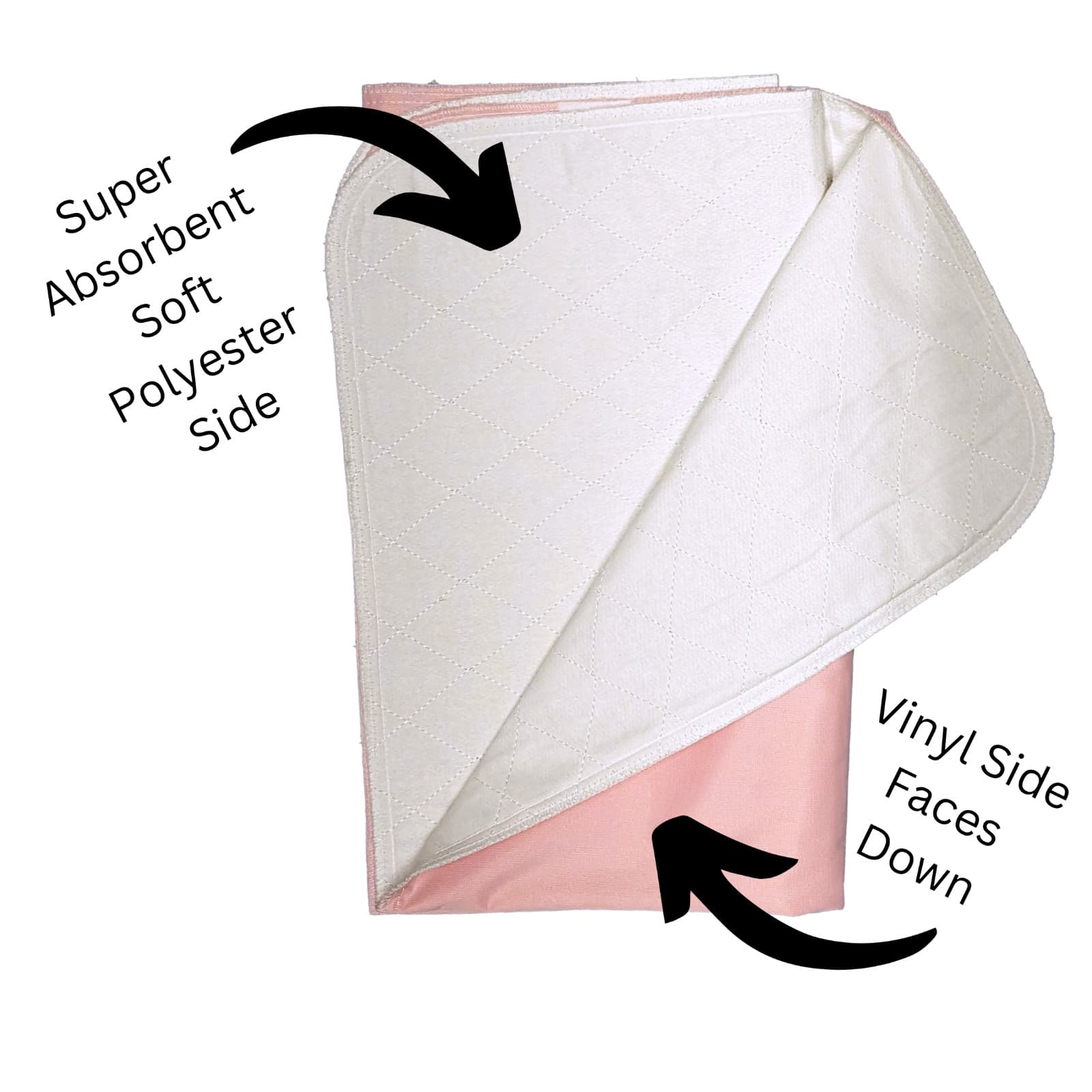 Bed Pad Washable Incontinence Reusable Underpad-Heavy Duty Absorbent Waterproof 3