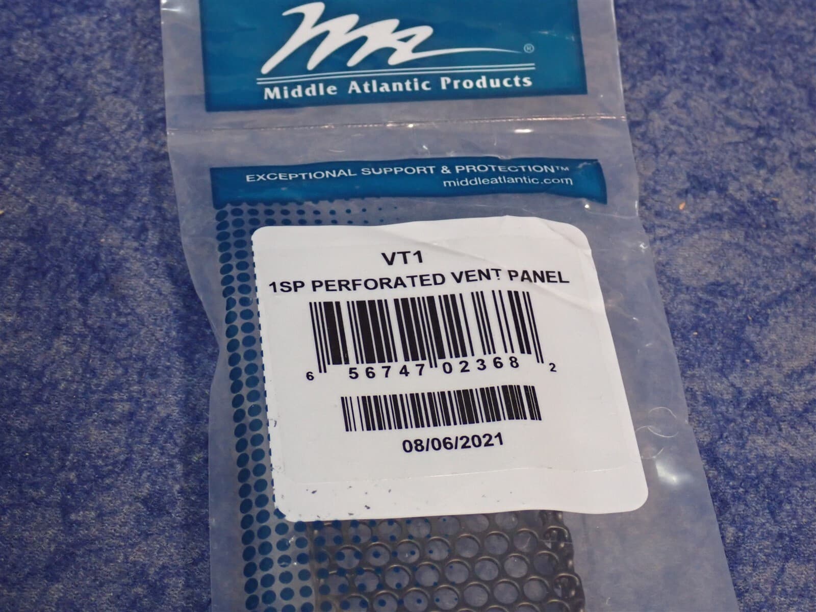 NEW Middle Atlantic VT1 1-Space Rack Perforated Vent Panel (EC4) 2