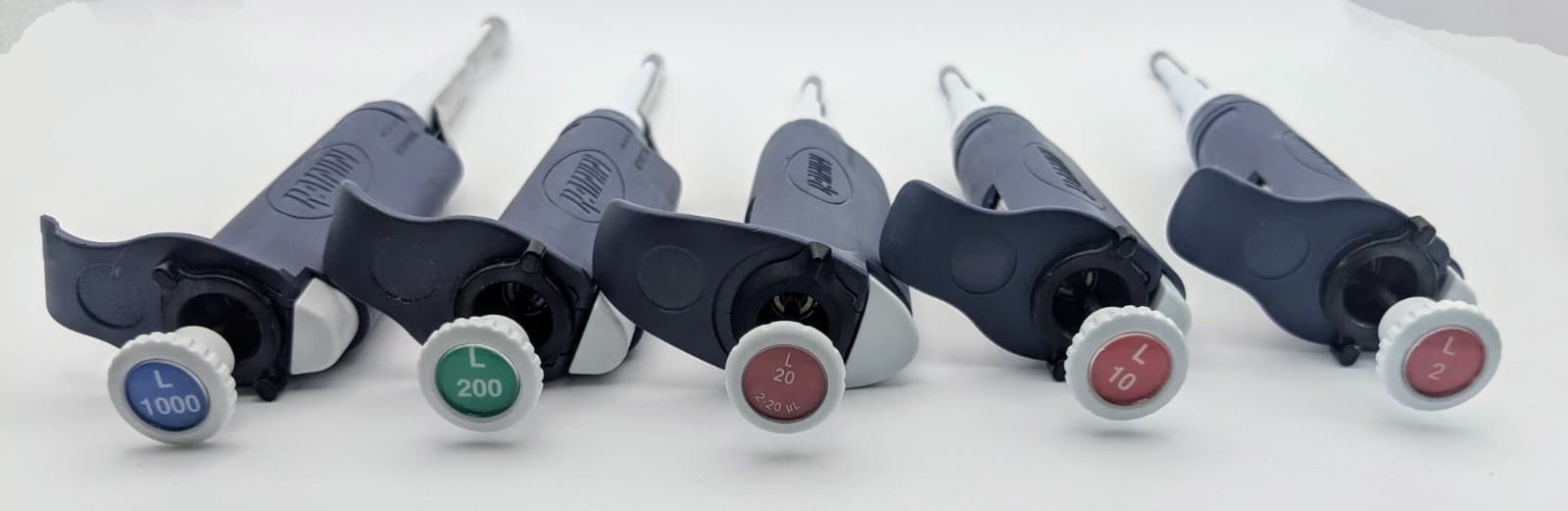 Rainin LTS Pipette Set | 2uL, 10uL, 20uL, 200uL, 1000uL | Cleaned and Calibrated 6