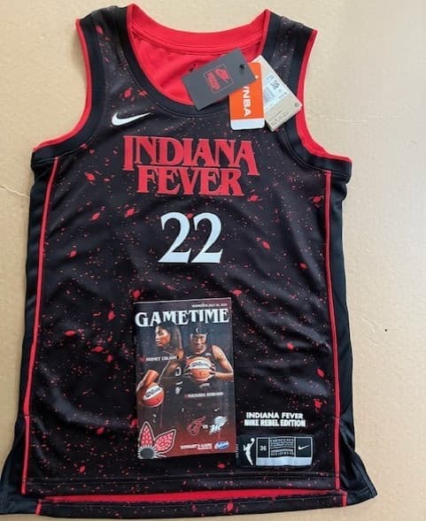 NEW NIKE CAITLIN CLARK AUTOGRAPHED INDIANA FEVER STRANGER THINGS JERSEY 6