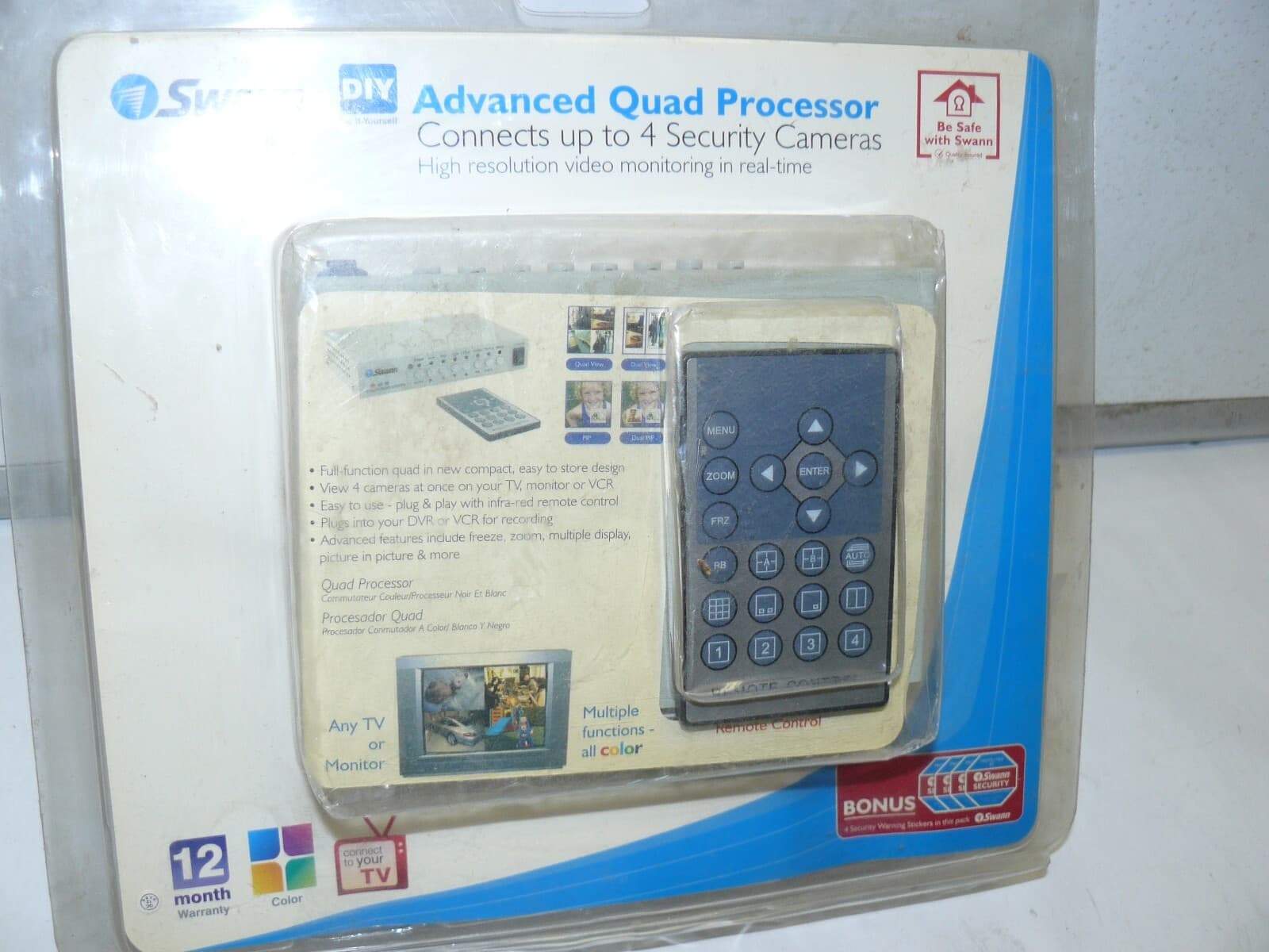 Swann SW247-QP4 Advanced Quad Processor Security Quad Processor 4-Camera Color 2
