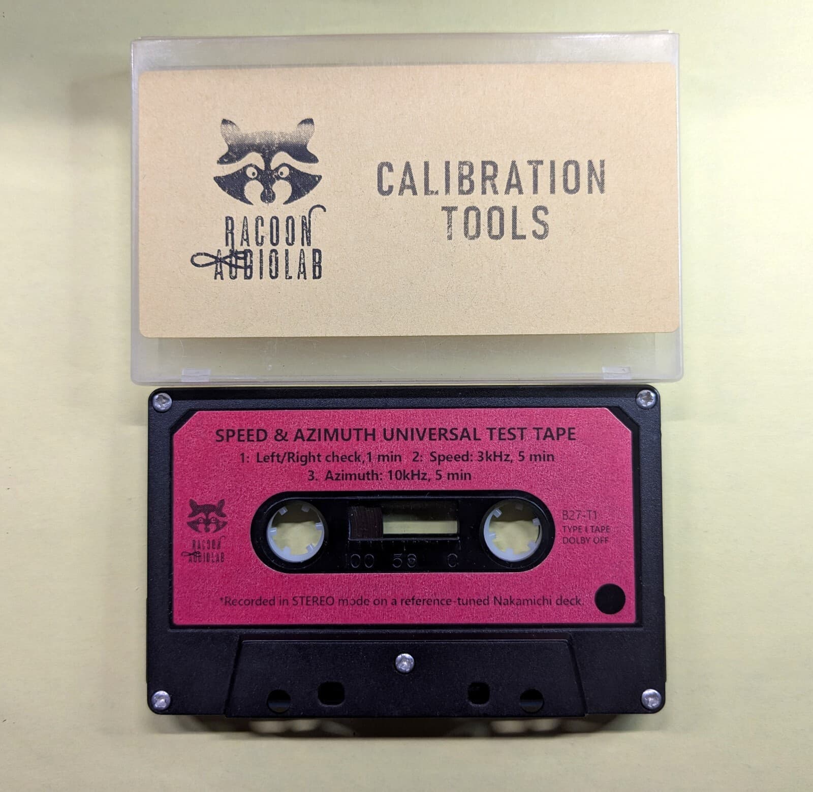 3-in-1 Universal Speed & Azimuth alignment Test/Calibration audio cassette tape 2