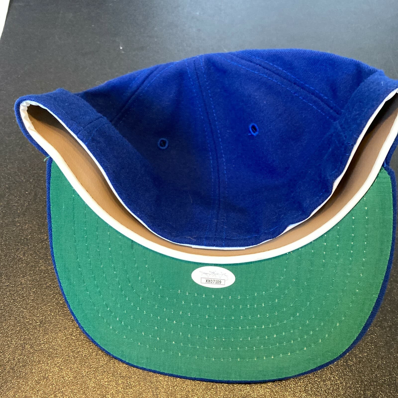 Beautiful Sandy Koufax Signed Brooklyn Dodgers Game Model Baseball Hat JSA COA 6