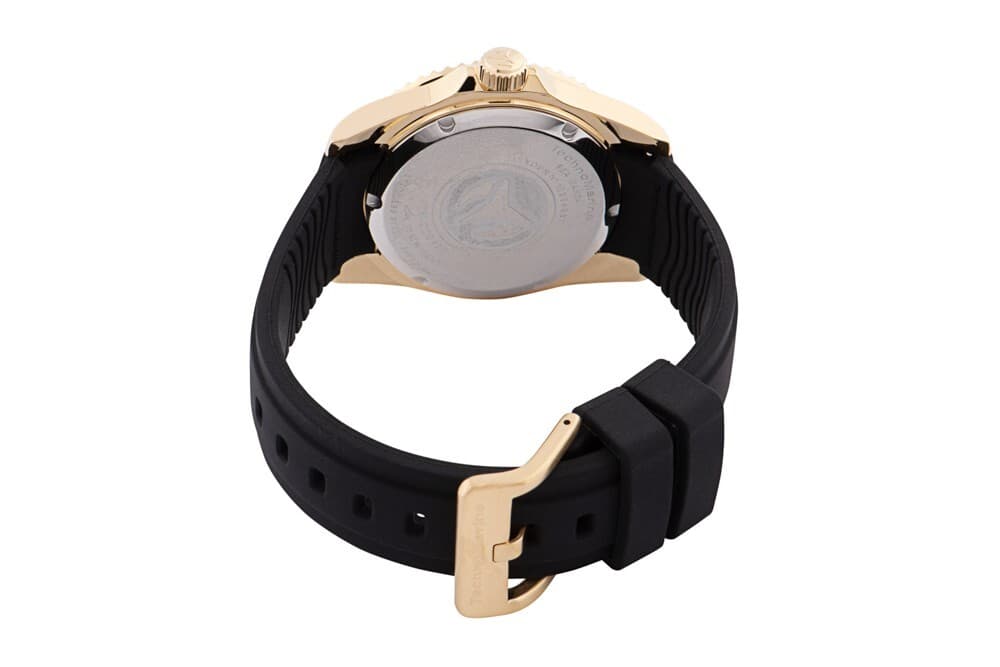 TechnoMarine Men's Manta Sea Black Dial Quartz Gold Watch TM-220116 3