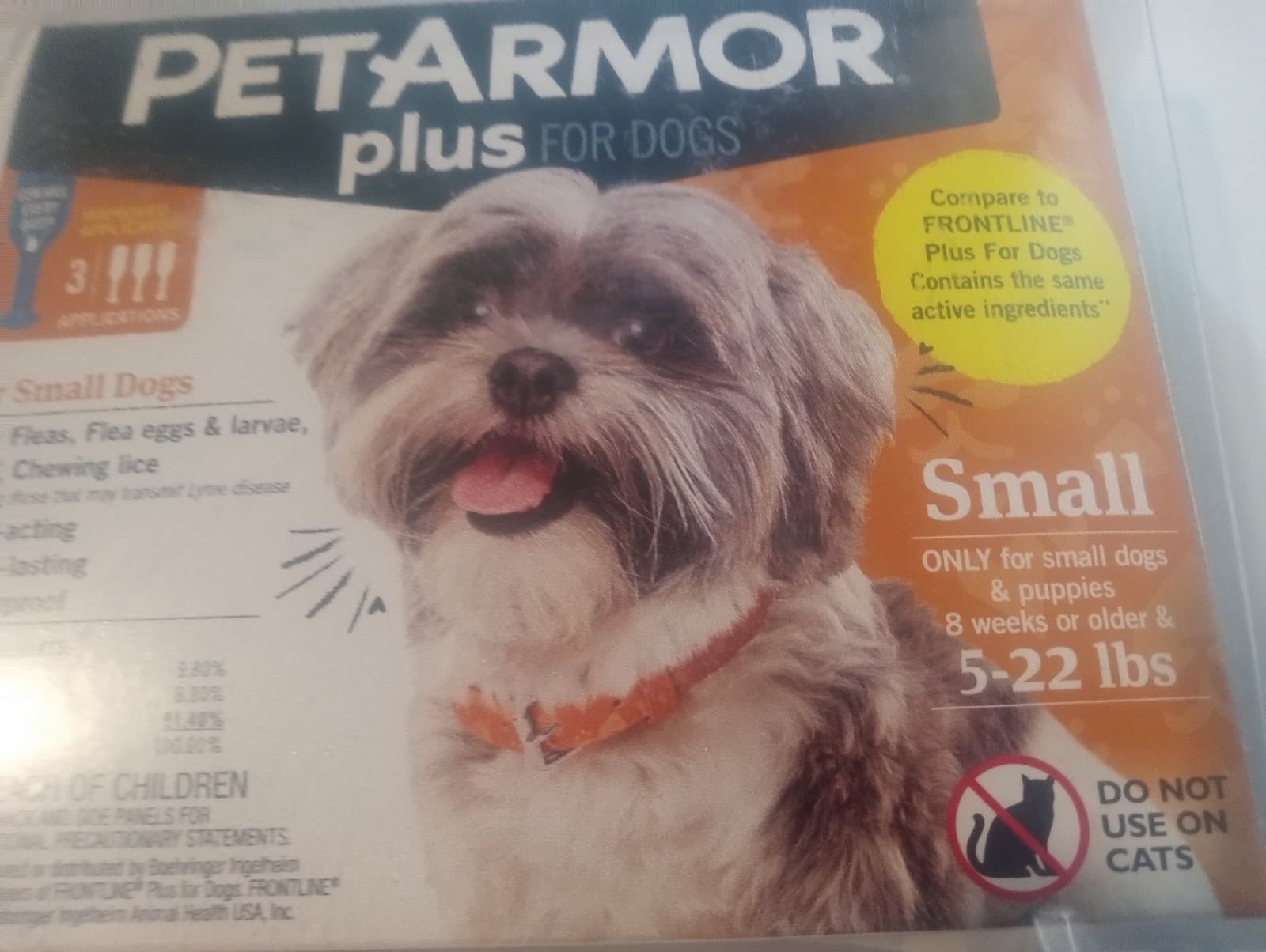 Pet Armor Flea & Tick Treatment for 5-22 lbs Dogs (See The Pictures For Details  6